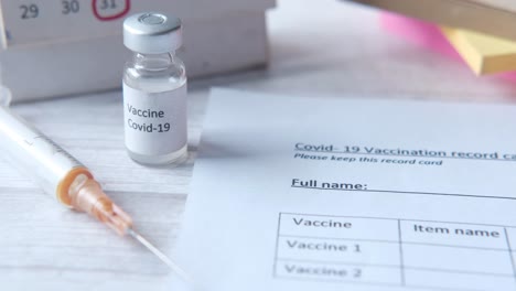 covid-19 vaccination record