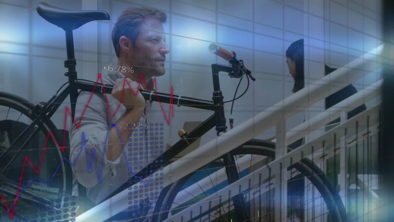 자전거를 들고 다니는 것보다 금융 데이터 처리의 애니메이션