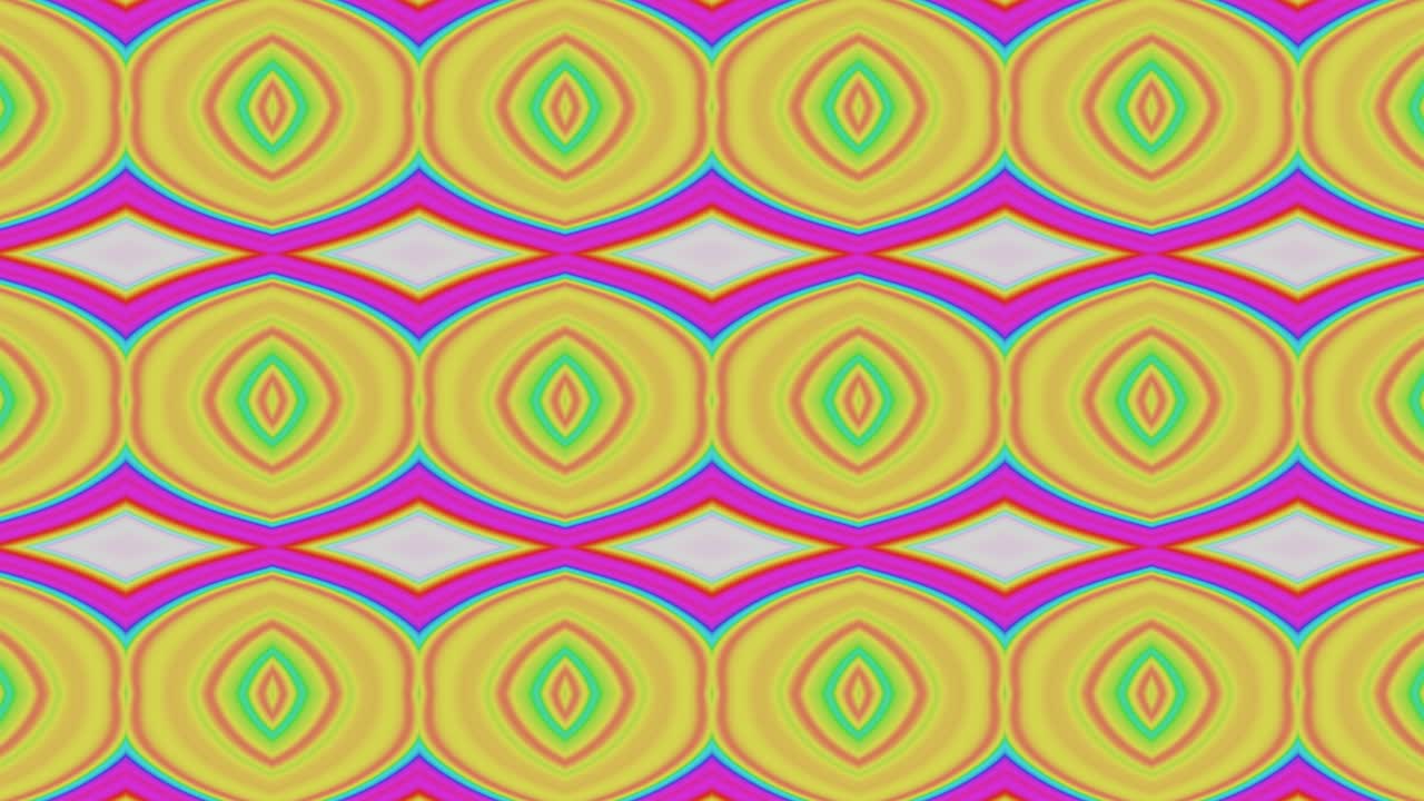 Flowing Mesmerizing Endless Bright Pattern VJ Loop