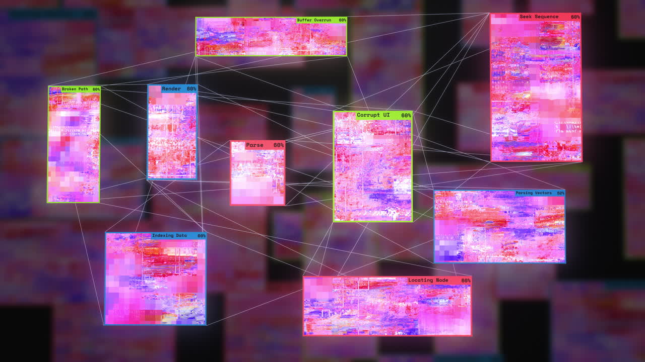 Abstract Glitch Network Data