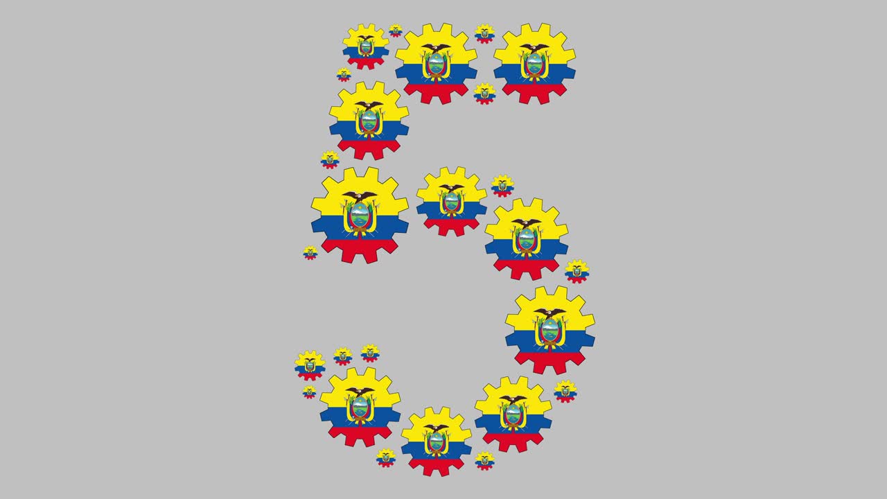 número cinco ecuatoriano