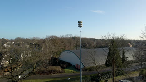 Wide-jib-up-of-Dutch-air-raid-siren-in-the-Netherlands