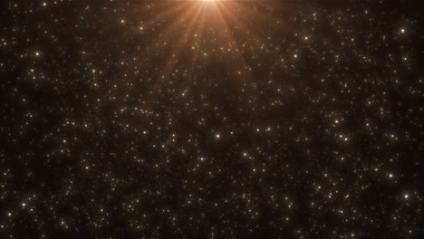 particle gold dust flickering on black background moving dust waves particle luxury particles