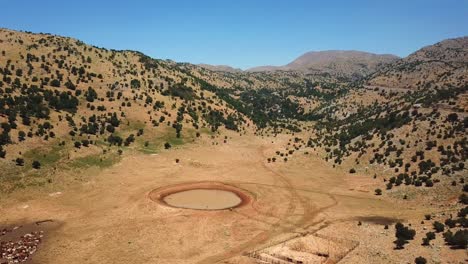 mount hermon birkat man aerial view