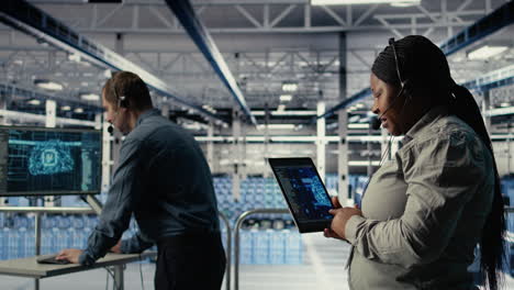 team of data center programmers using ai to help customers