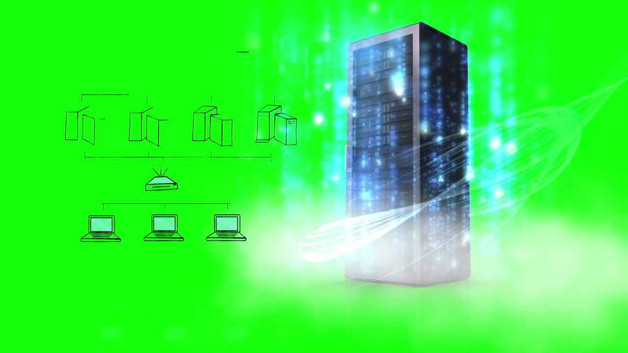 Video of big data network