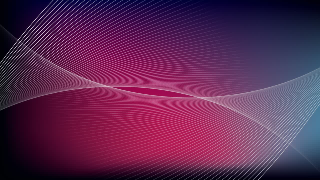 la animación digital representa el flujo de información en un gradiente de rosa a azul.