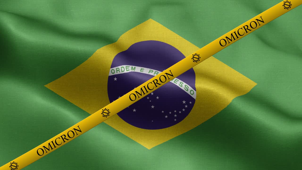 오미크론 변종과 브라질 발의 금지 줄무