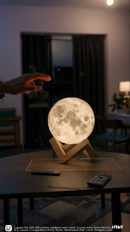 moon lamp in different colors