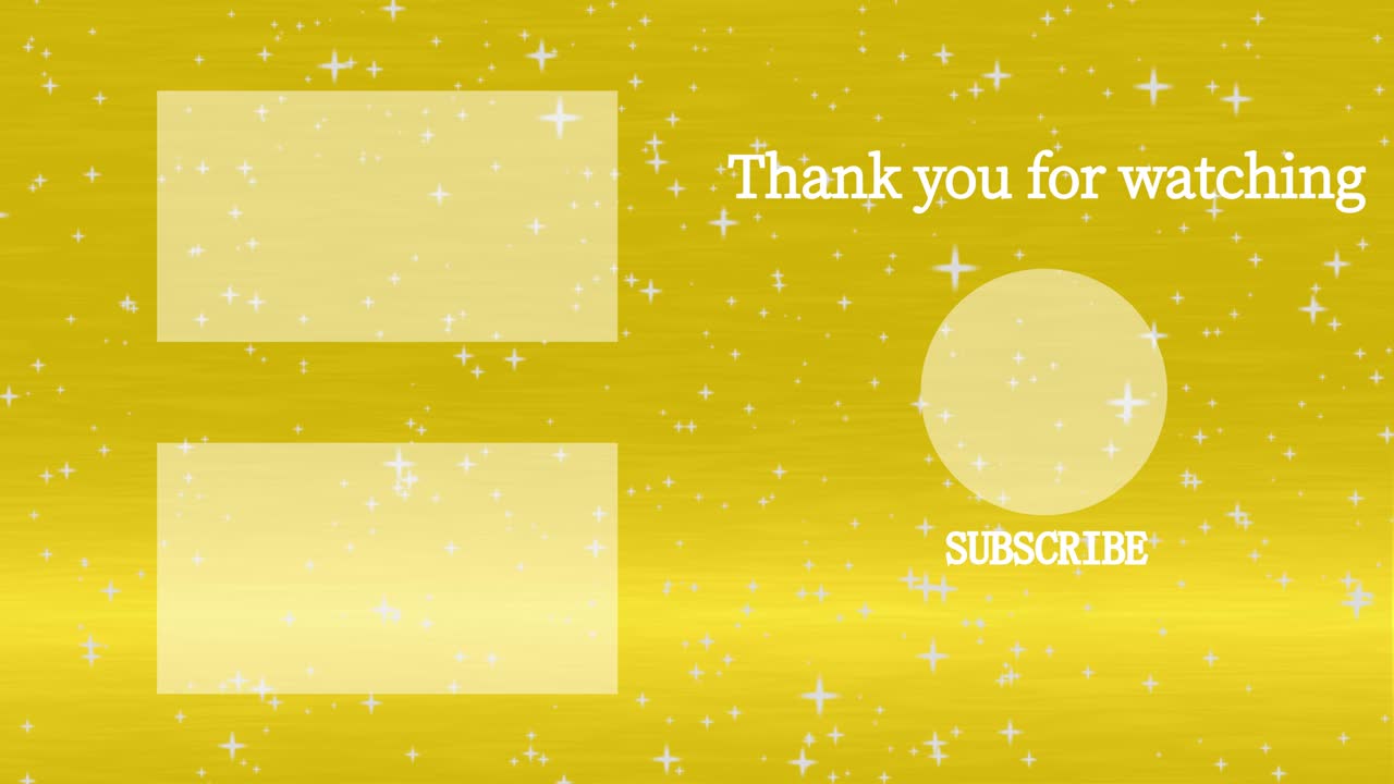 럭셔리 엔드 카드 엔딩 스크린 모션 그래픽