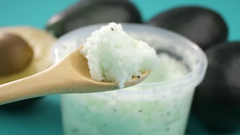 avocado sugar scrub