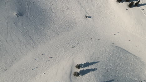 Vista-Aérea-Del-Resort-De-Nieve-En-Grecia