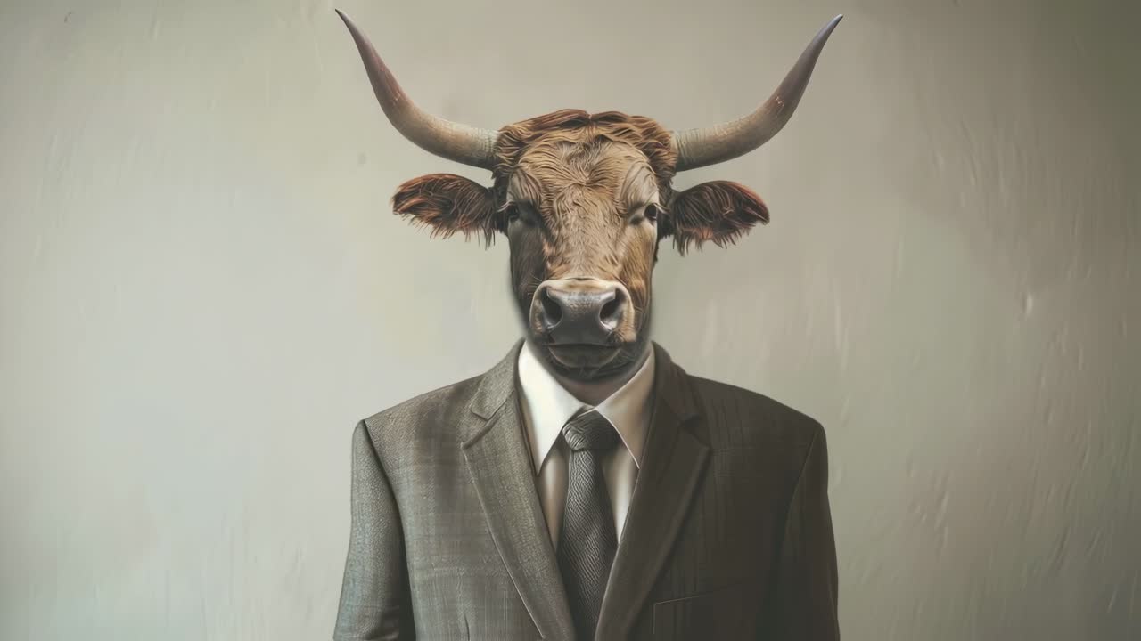 Cow in a Suit