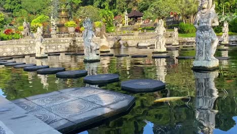 tirta gangga water palace in bali, indonesia