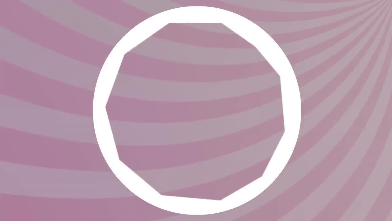 animación de círculos blancos sobre una espiral gris