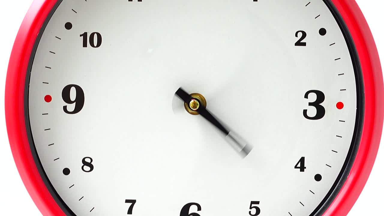 Shooting of hours. Time lapse