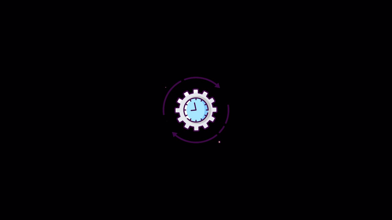 Processing time Icon animation