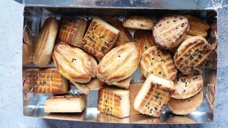 assorted turkish cookies in a box