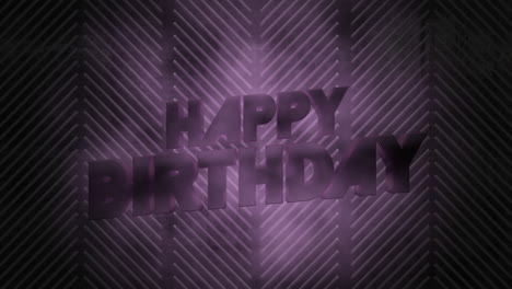 Happy-Birthday-with-neon-purple-stripes-in-disco-style