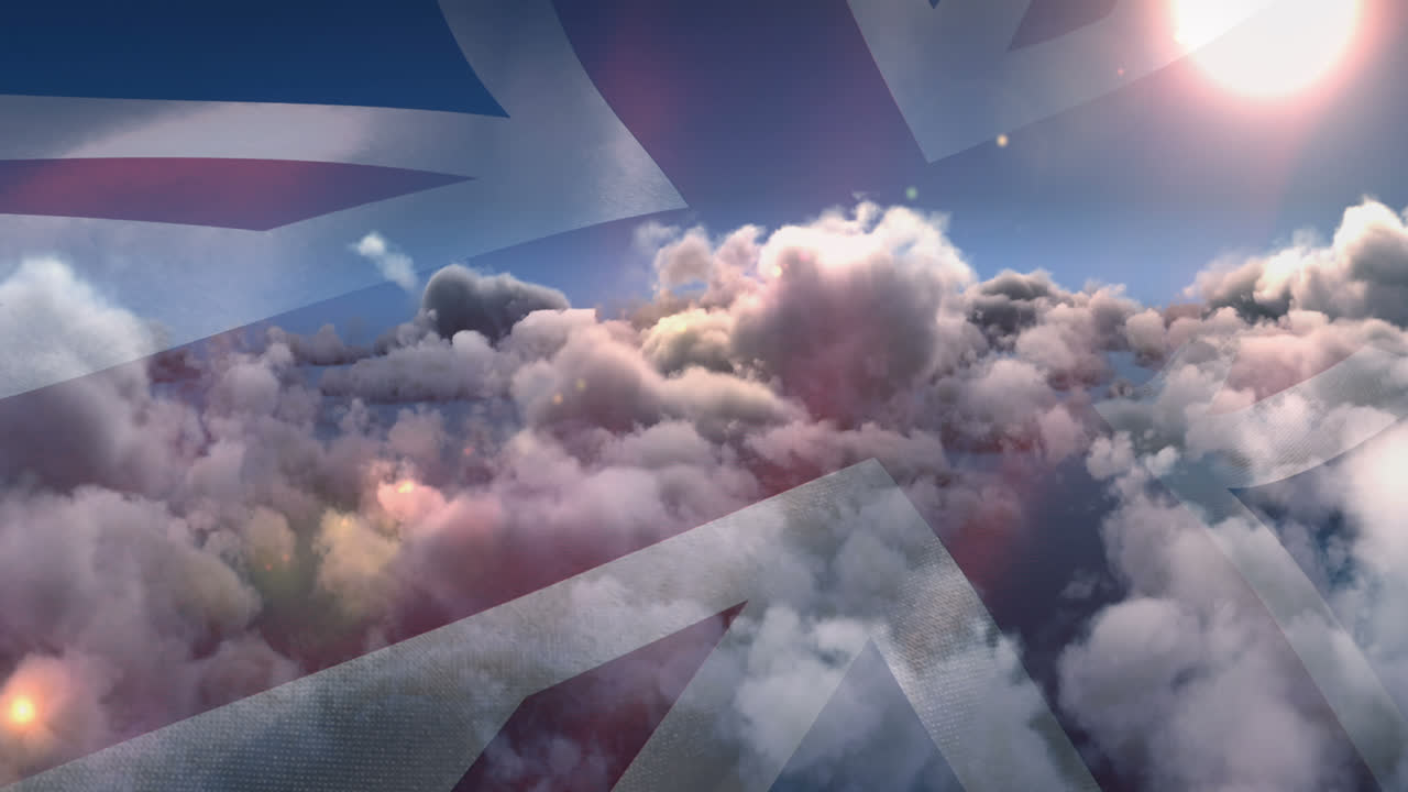 연기로운 구름과 밝은  ⁇ 빛