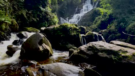 water flow in slow motion2 - torc waterfall