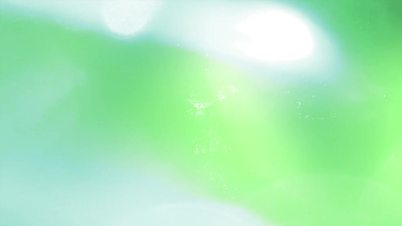 Abstrakt grüne Lichtlecks und Lens Flares Overlay.