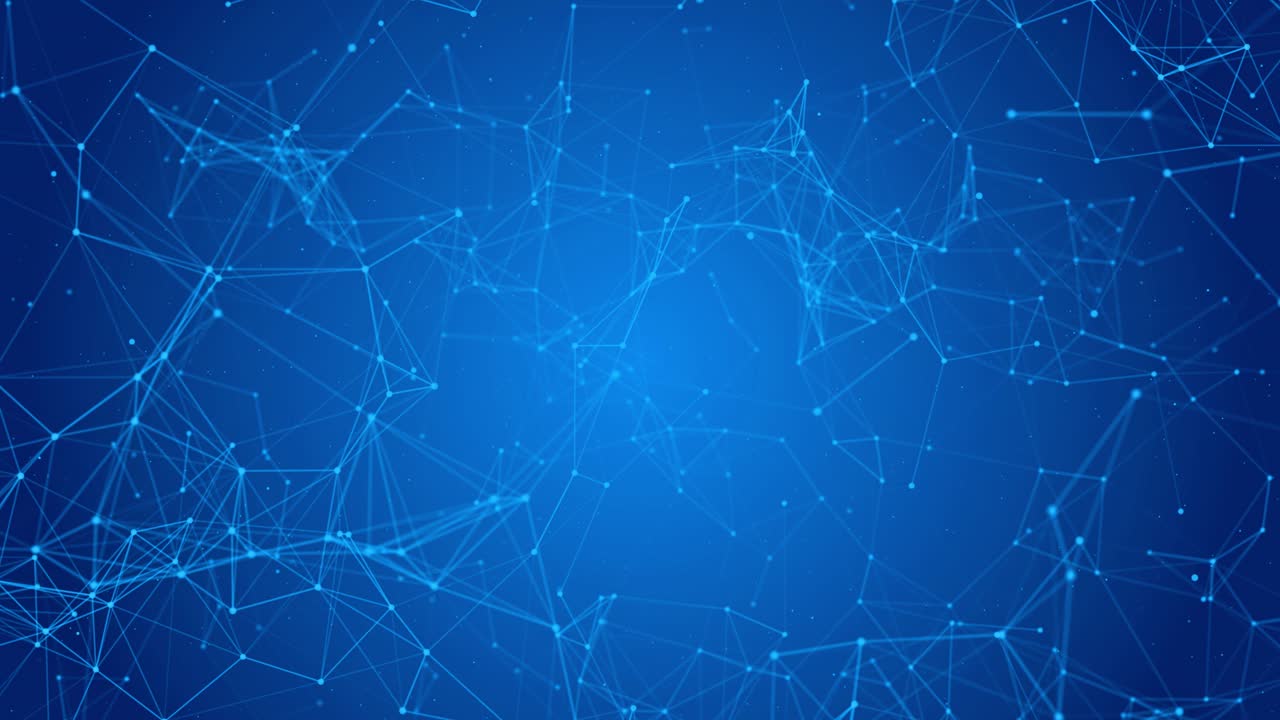 3d connected line dots futuristic digital background business science technology network node wave