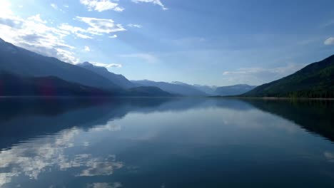 view of beautiful lake 4k