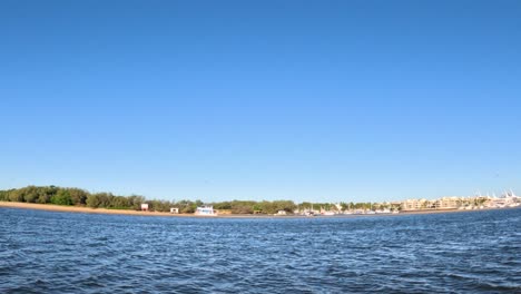 boat ride showcasing gold coast skyline and water