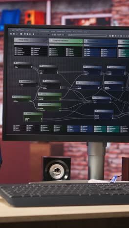 Vertical video Software development being done on PC, implementing algorithms