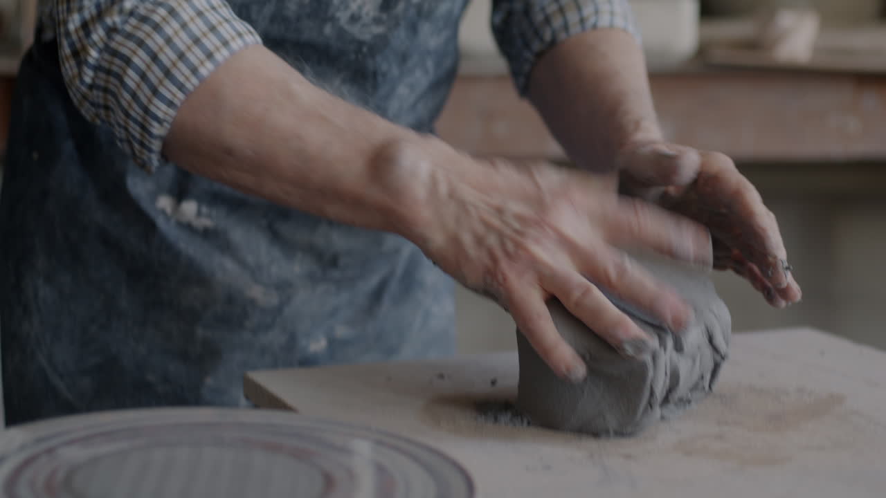 Senior Potter at Work