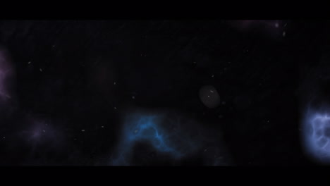 animation of lightning striking with multi coloured clouds of smoke on black background
