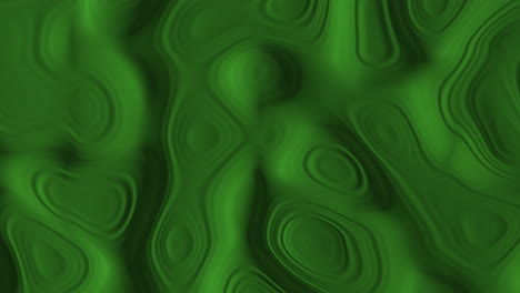 cautivadores remolinos verdes de primer plano y olas en una superficie intrincada