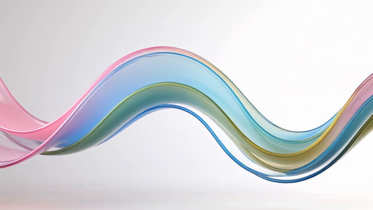 Abstract Colorful Wave