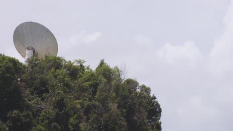 radio telescope at arecibo observatory in barrio esperanza, arecibo, puerto rico