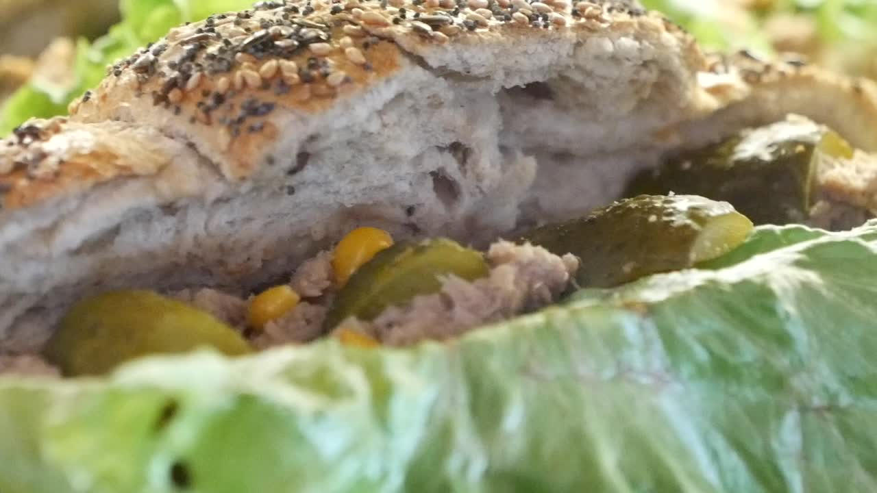 Tuna Salad Croissant Sandwich