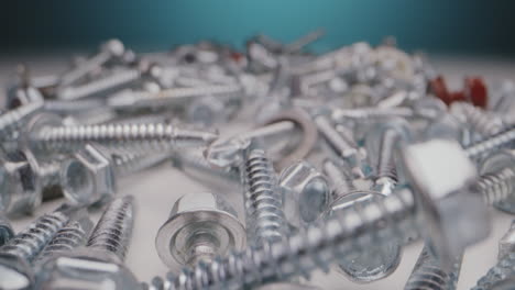 Assortment of screws and nuts