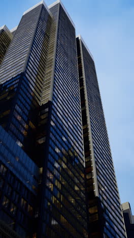 modern skyscrapers reach towards the sky in a vibrant cityscape