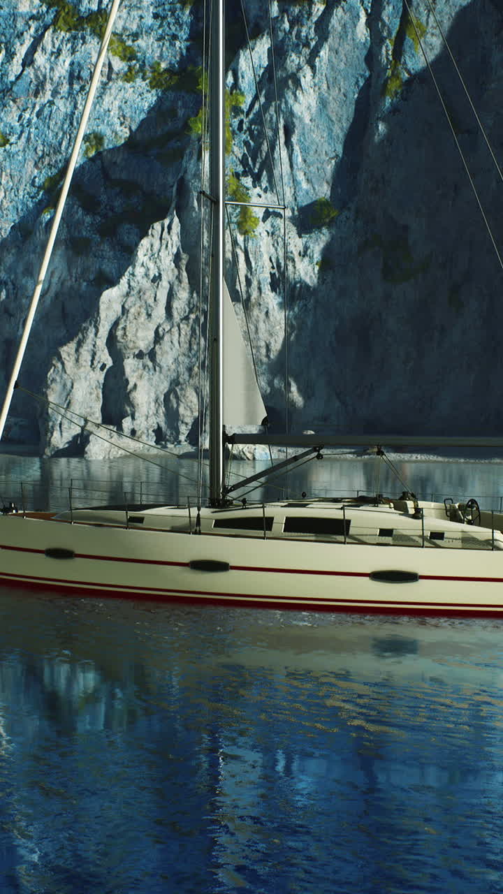 un velero en un mar tranquilo