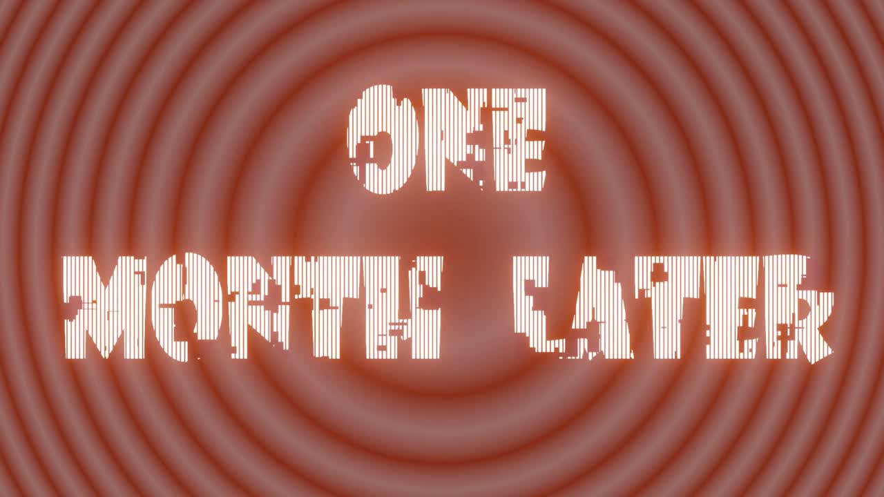 한 달 후 템플릿 ..