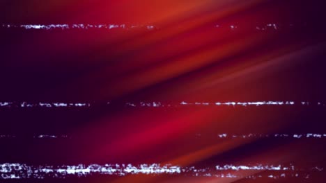 White-interference-static-lines-over-undulating-red-lights