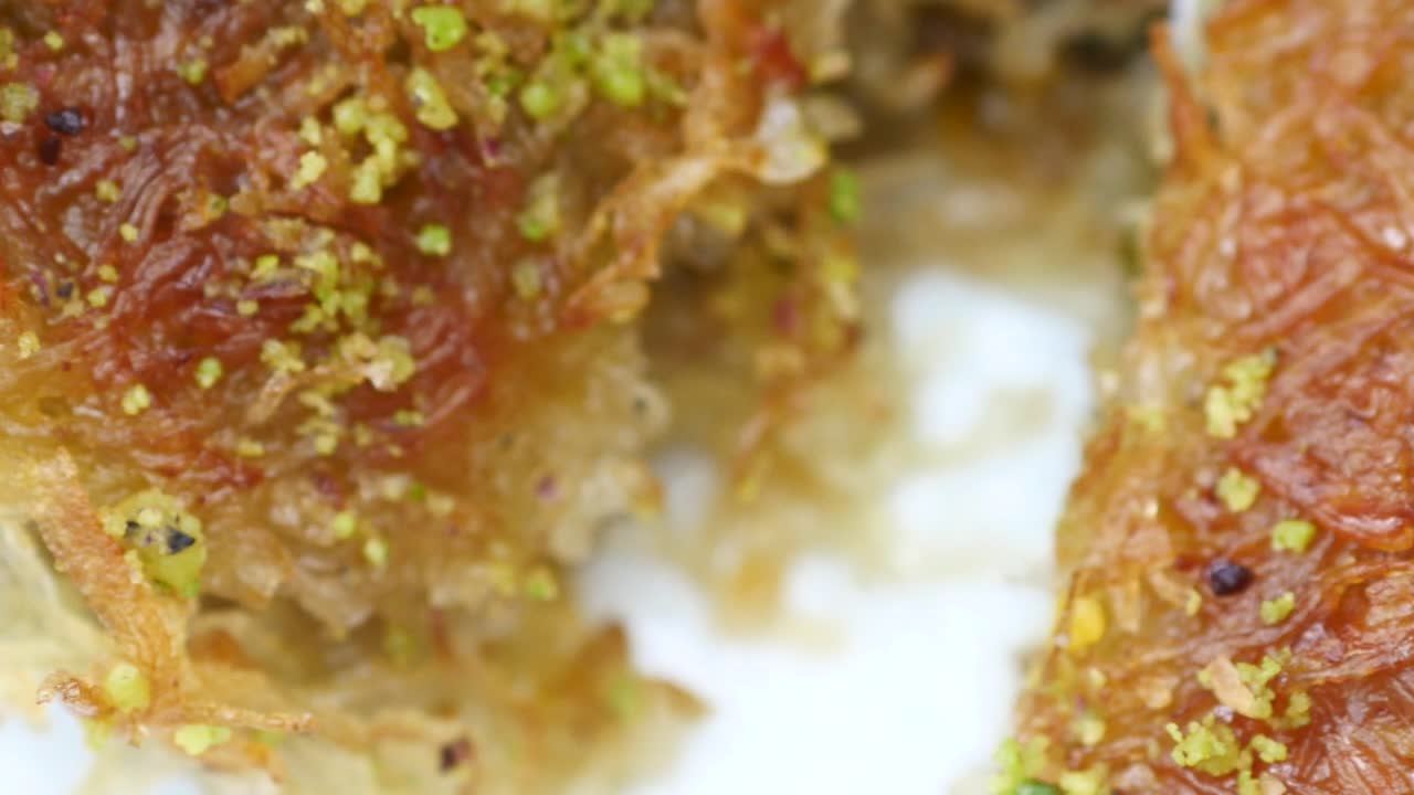 un primer plano de la baklava