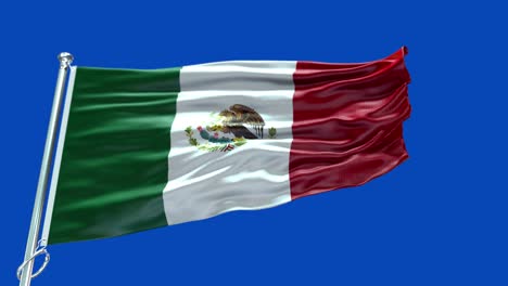 4k highly detailed flag of mexicox - mexico flag high detail - national flag mexico wave pattern loopable elements