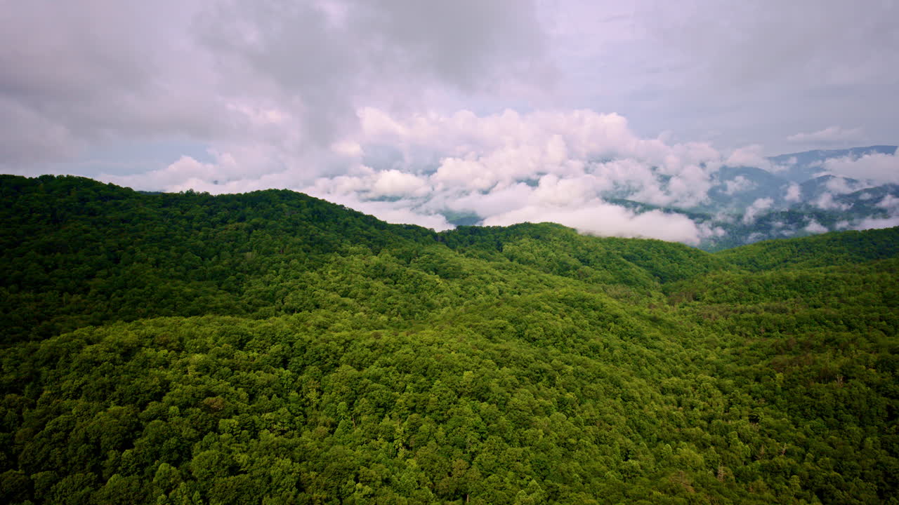 The Smokies captured in epic aerial beauty.