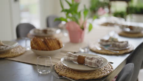 formal easter dinner place setting