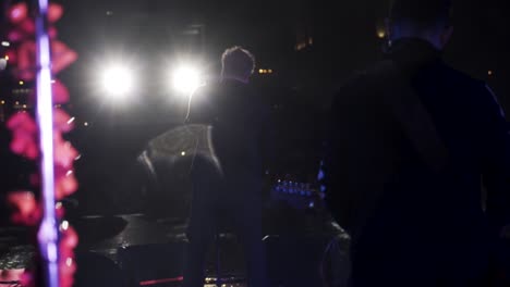 concert performance at night