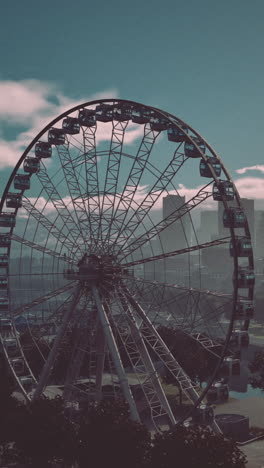 ferris wheel in the city