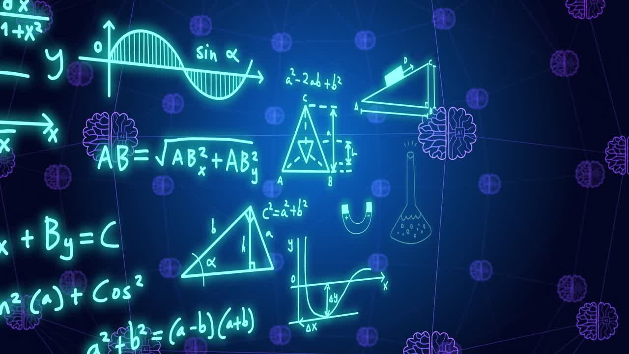 animación de ecuaciones matemáticas y procesamiento de datos
