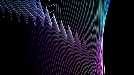 bucle de fondo de líneas abstractas