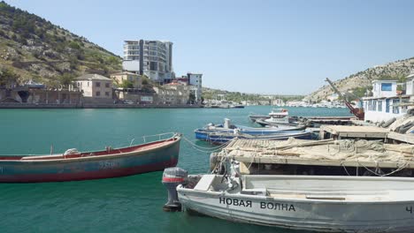 coastal harbor scene